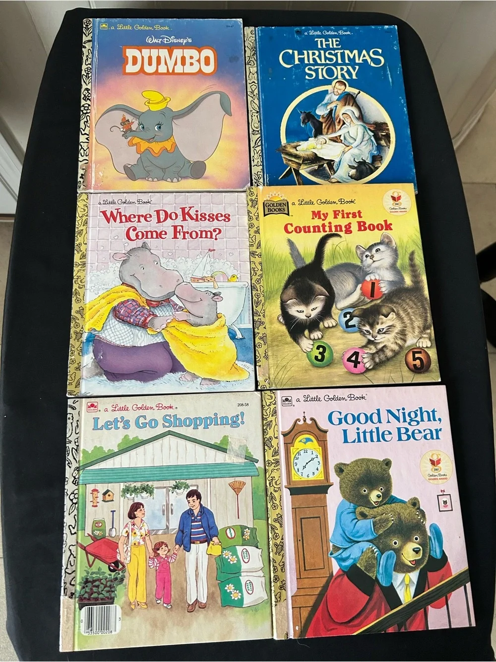 Six Vintage Classic Little Golden Books